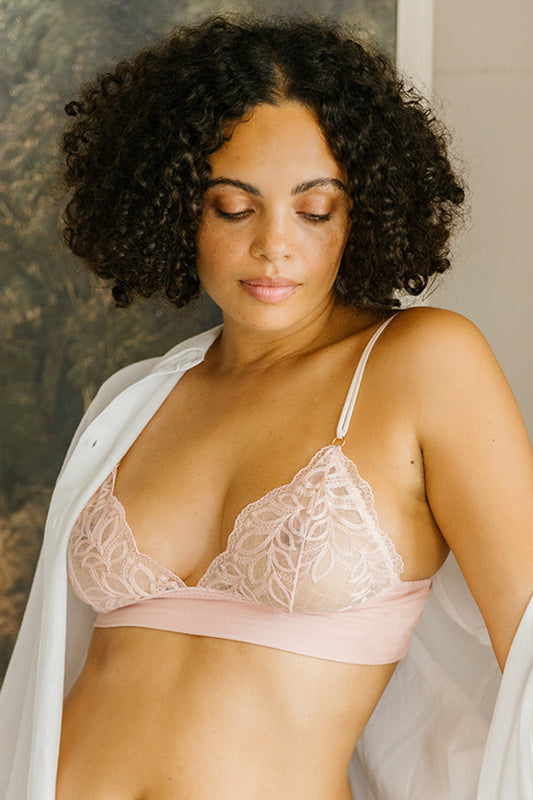 Emily Pink embroidered Bra