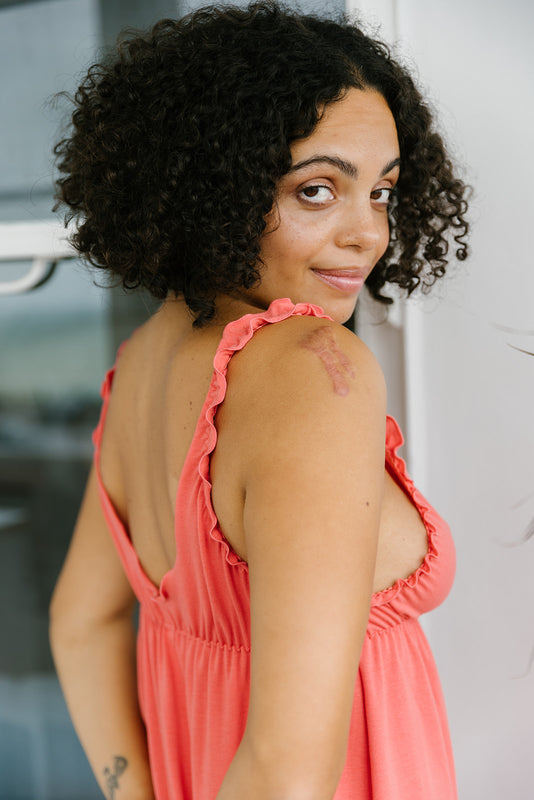 GOTS Certified Organic Cotton Coral Nightie