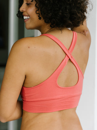 Coral Organic Cotton Ana Bra & Brief
