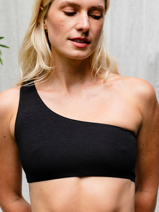 One Shoulder Organic cotton & Bamboo Bra