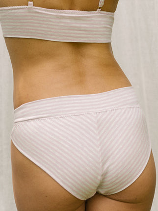 Phoebe Pink Stripe Brief