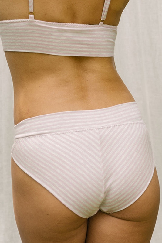Phoebe Pink Stripe Brief
