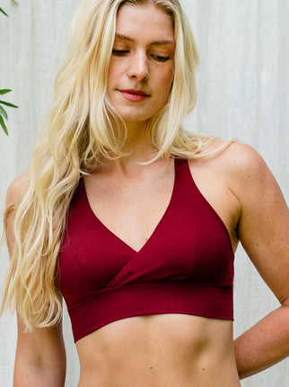 Bamboo Burgundy Ana Bra