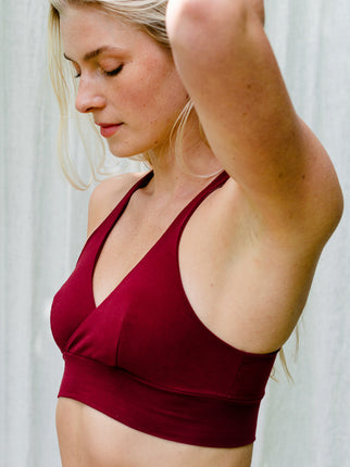 Bamboo Burgundy Ana Bra