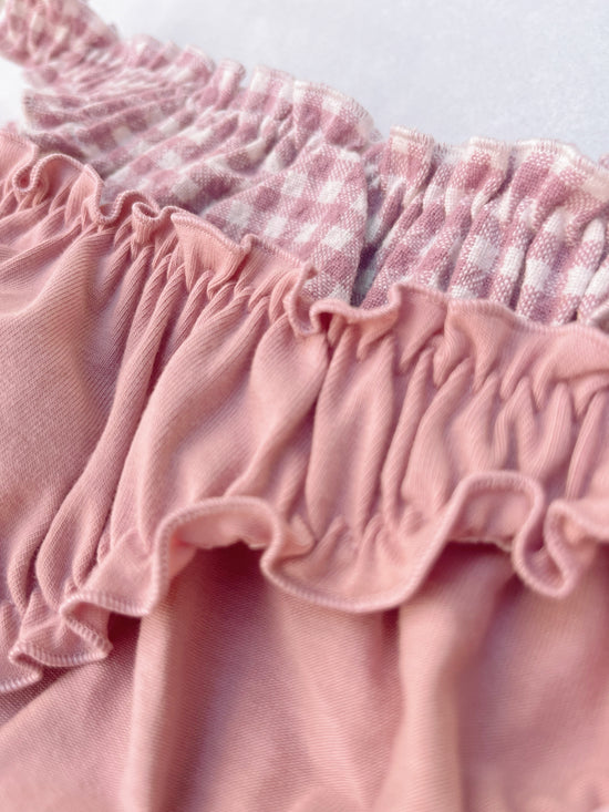 Knicker 2 Pack Organic cotton Pink Gingham
