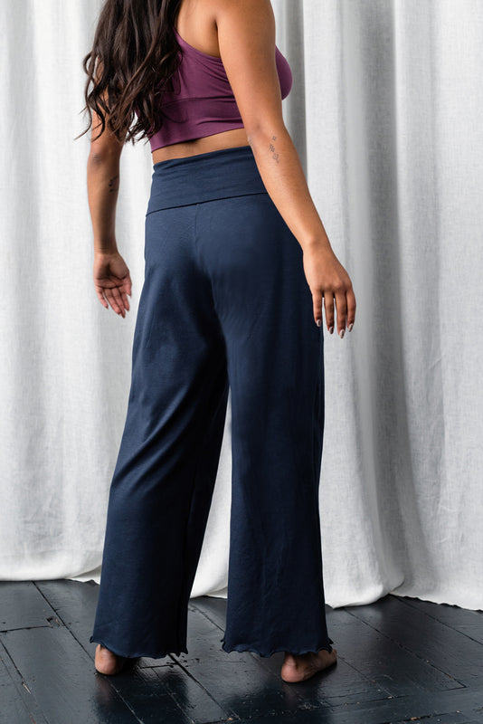 Zoe Wide Leg Organic Cotton and  Lounge pant