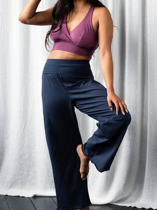 Zoe Wide Leg Organic Cotton and  Lounge pant