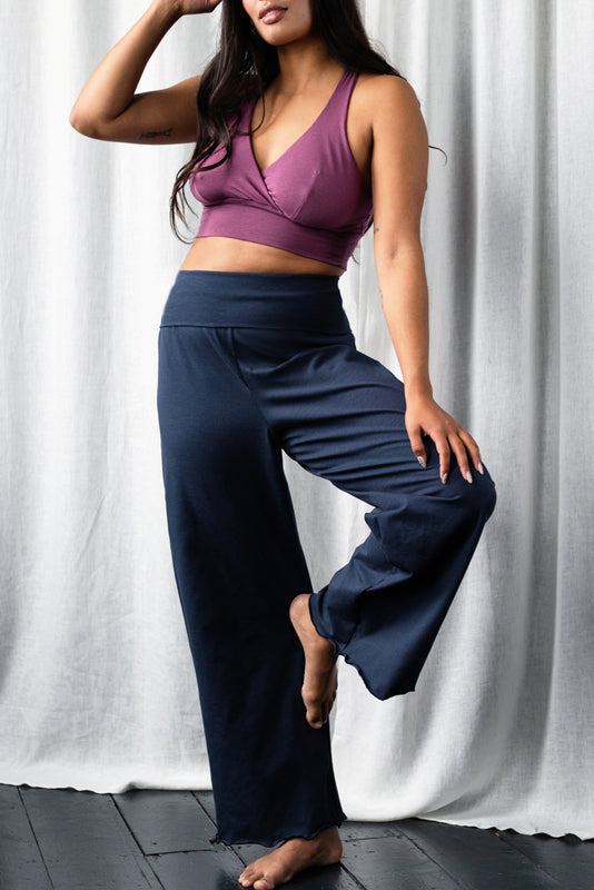 Zoe Wide Leg Organic Cotton and  Lounge pant