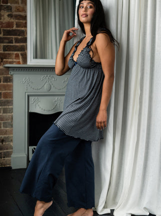 Zoe Wide Leg Organic Cotton and Lounge pant