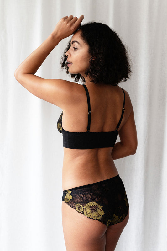 Emily Golden Bra & Brief Set