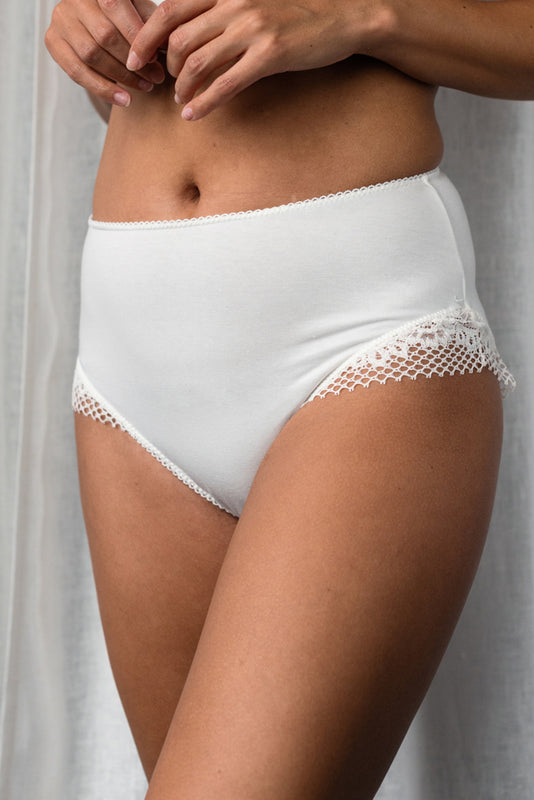 Heather Ivory Organic Cotton & Bamboo Jersey brief