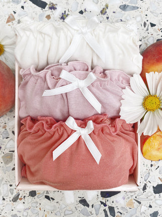 Knicker 3 Pack - Peach Melba - Luva Huva