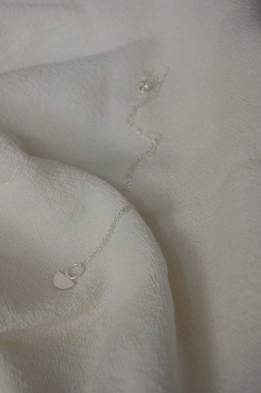 Atypical Thing-Recycled Sterling Silver Geometric Necklace - Luva Huva