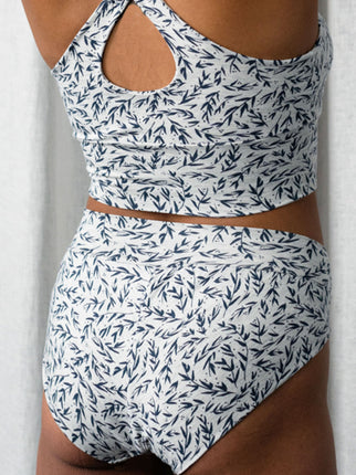 Floral bamboo & organic cotton jersey Phoebe Brief