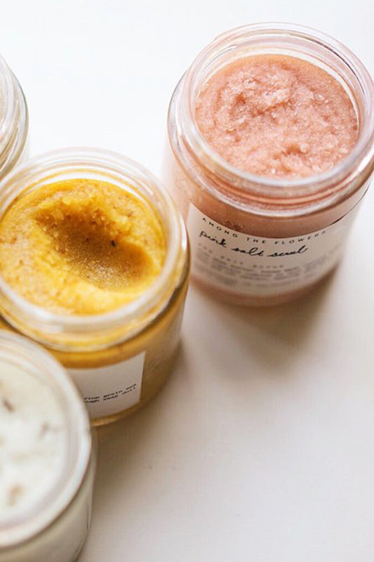 Among The Flowers- Salt Scrub-Pink Salt - Luva Huva