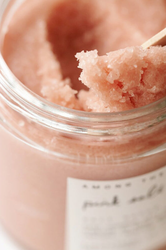 Among The Flowers- Salt Scrub-Pink Salt - Luva Huva