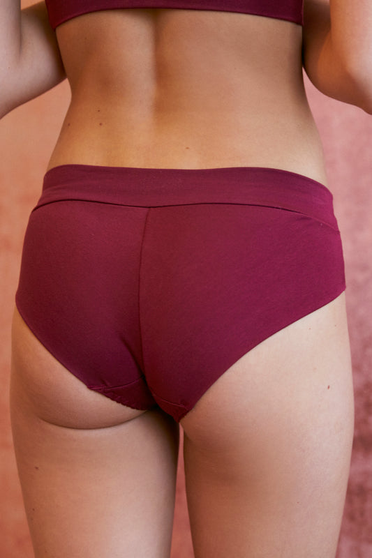 Phoebe Ruby Bamboo Brief - Luva Huva