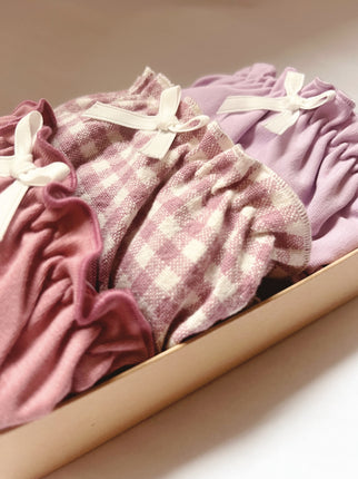 The Pinks Organic Cotton Knickers 3 pack