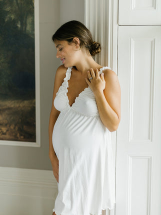 Maternity Organic Cotton Babydoll Nightie