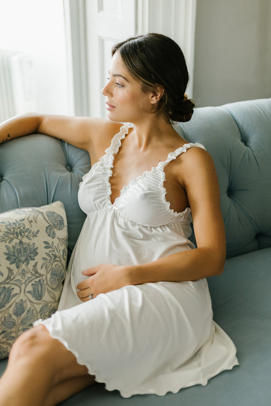 Maternity Organic Cotton Babydoll Nightie