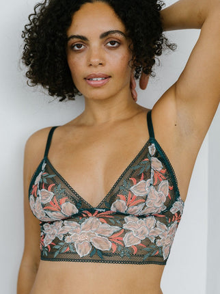 Sylvia Longline Lace Bralette (Copy)