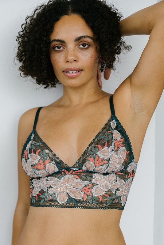 Sylvia Longline Lace Bralette (Copy)