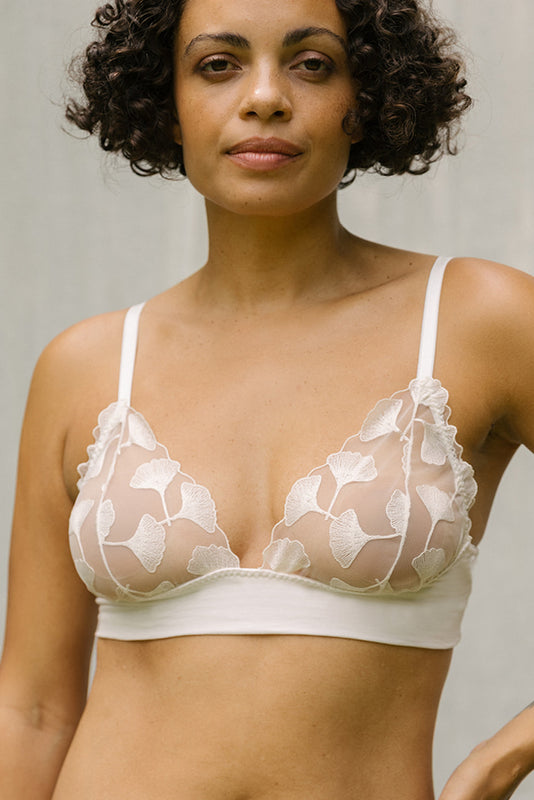 Emily Ginkgo Leaf Bra