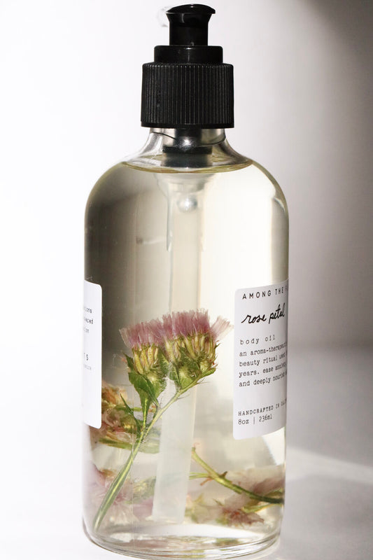 Among The Flowers- Rose Petal Bath/Body Oil - Luva Huva