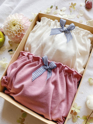 Antique Rose Knicker Pack (Organic Cotton Pack) - Luva Huva
