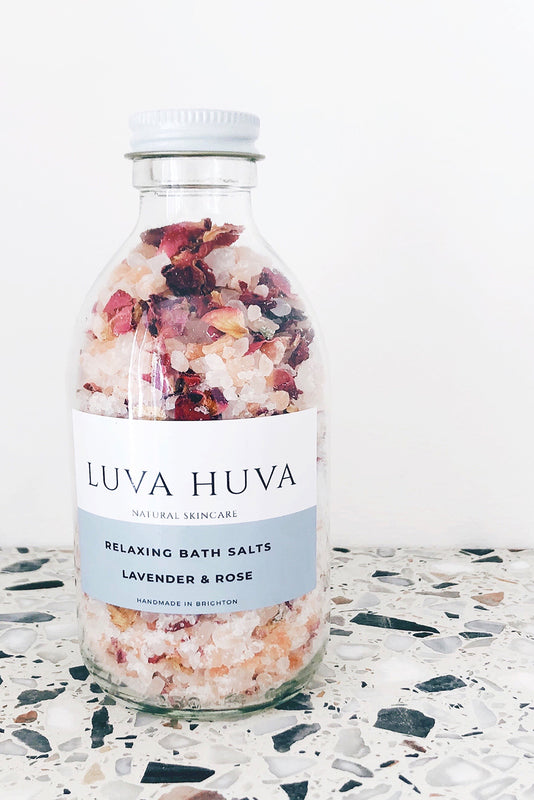 Lavender & Rose Bath Salts - Luva Huva